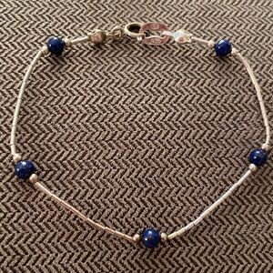 Sterling Silver Lapis Lazuli Bracelet